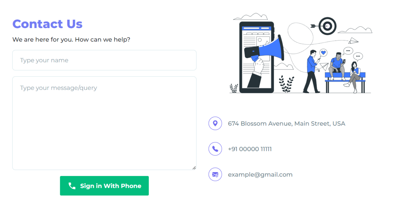 phone email templates